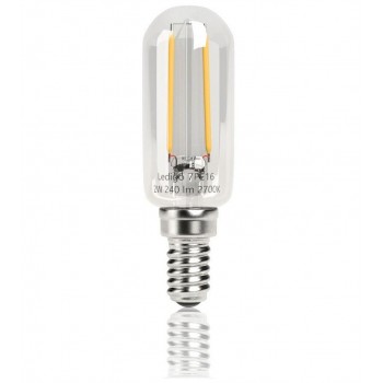 Vintage glödlampor LED E14 2W 240lm, 3000K varmt gulaktigt ljus, 4st