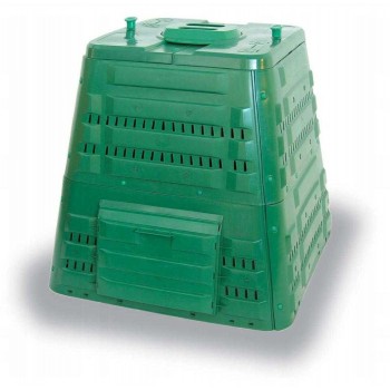 Kompostbehållare 400L, kompostbox för varm kompost utomhus åretrunt, Ekobat Termo