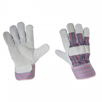 Handskar, st.  10 XL, äkta koskinn och bomull, CE, EN 420, Lahti Pro L2701