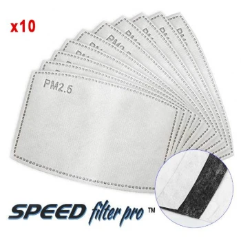 Filter för andningsskydd 10st, skyddar mot virus bakterier m.m. PM 2.5 FFP3 N99 Speed Filter PRO