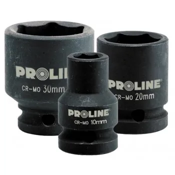 HEX Krafthylsa (slaghylsa) 1/2'' 19MM CRV-MO PROLINE HEX Krafthylsa (slaghylsa) 1/2'' 19MM CRV-MO PROLINE