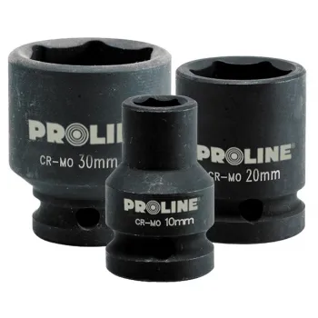 HEX Krafthylsa (slaghylsa) 1/2'' 22MM CRV-MO PROLINE HEX Krafthylsa (slaghylsa) 1/2'' 22MM CRV-MO PROLINE