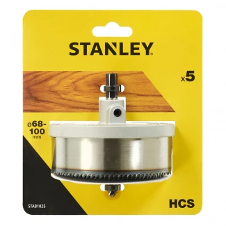 Hålsåg HCS för Trä, Sats 68/74/80/90/100 mm, Skärdjup 30 mm, Stanley